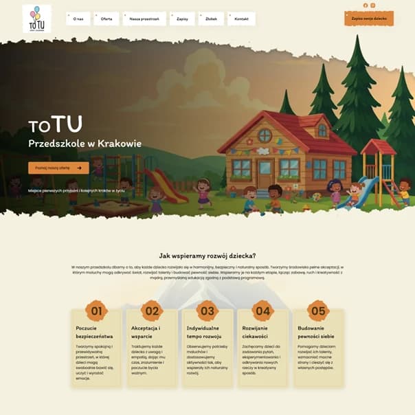Element z portfolio projektowania sklepów online