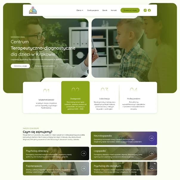 Element z portfolio projektowania sklepów online